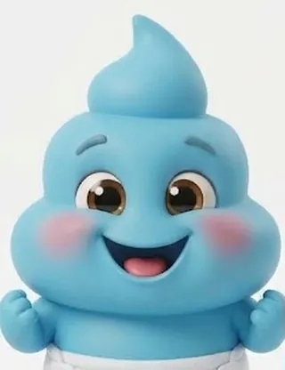 Poopie, beaming joy